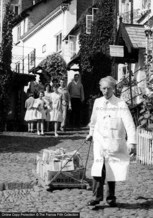 Photo of Clovelly, A Luggage Sledge, High Street c.1965