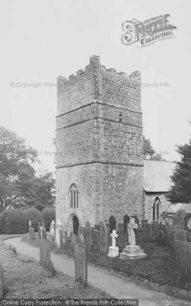 Photo of Clovelly, All Saints Church c.1955