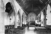 All Saints Church Interior 1894, Clovelly