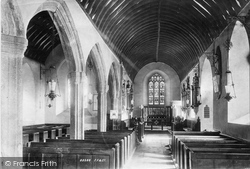 All Saints Church Interior 1894, Clovelly