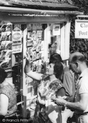 Choosing Postcards c.1965, Clovelly