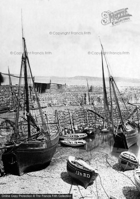 Photo of Clovelly, Fishing Boats c.1872