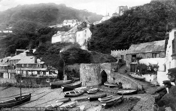 Photo of Clovelly, From The Beach 1908