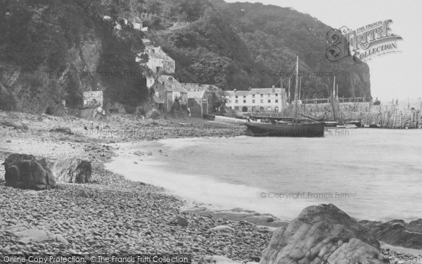 Photo of Clovelly, From The Beach c.1910
