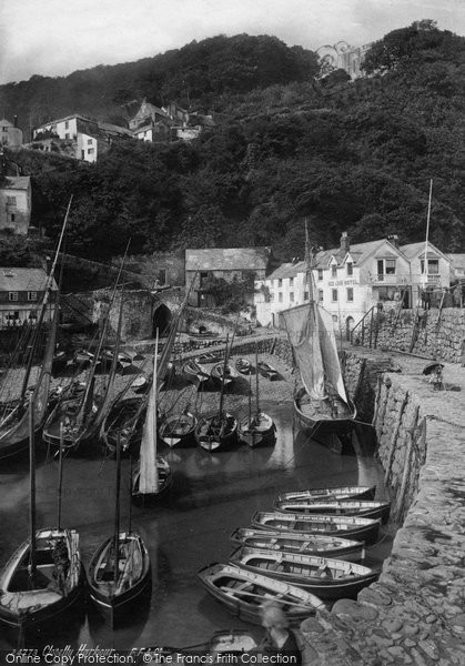 Photo of Clovelly, Harbour 1890
