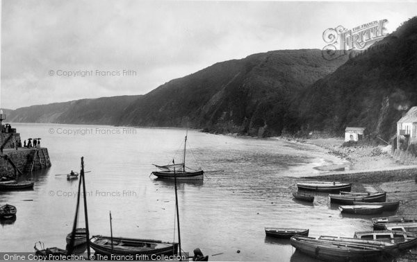 Photo of Clovelly, Harbour 1890
