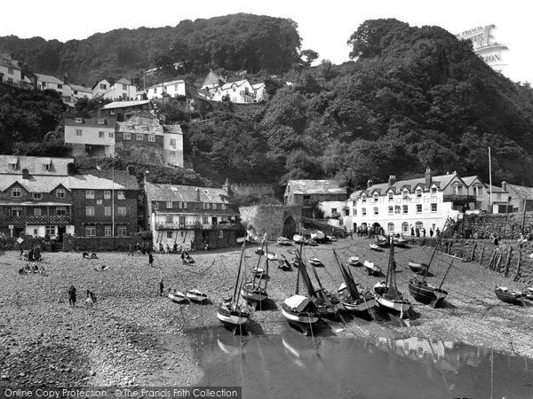 Photo of Clovelly, Harbour And Red Lion Hotel 1930