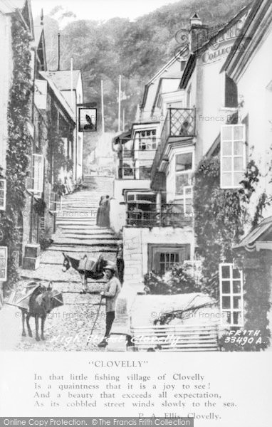Photo of Clovelly, High Street 1894