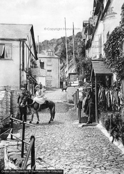 Photo of Clovelly, High Street c.1920