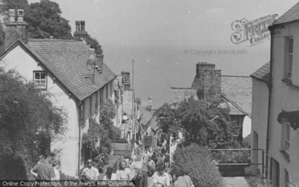 Photo of Clovelly, High Street c.1950