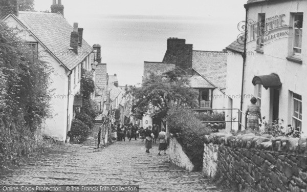 Photo of Clovelly, High Street c.1955