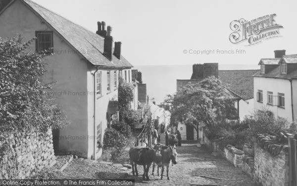 Photo of Clovelly, High Street c.1955