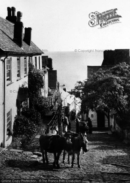Photo of Clovelly, High Street c.1955