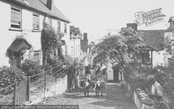 Photo of Clovelly, High Street c.1955