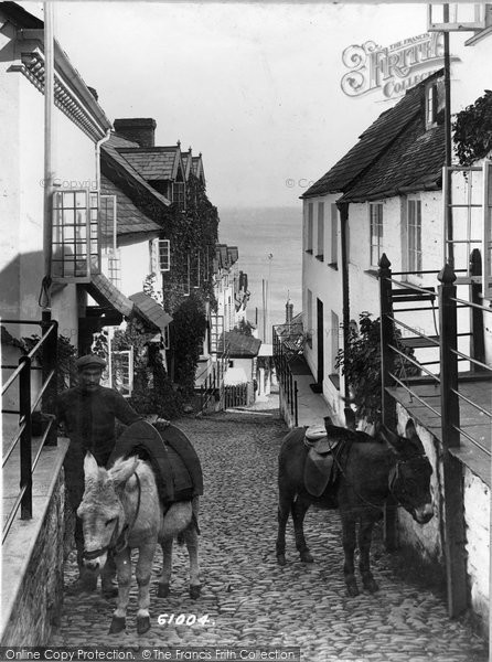 Photo of Clovelly, High Street Looking Down 1908