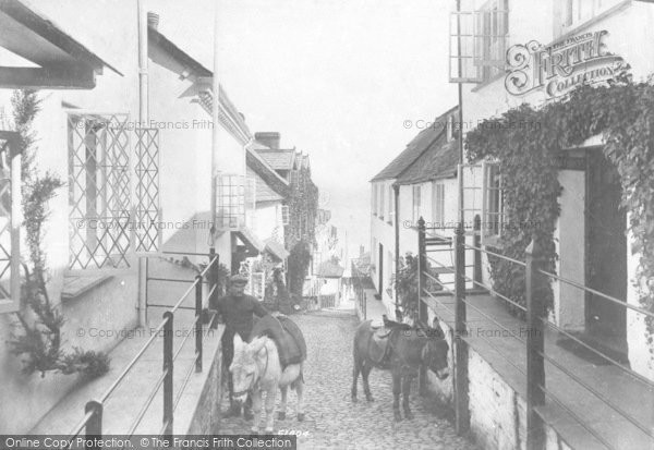 Photo of Clovelly, High Street, Looking Down 1908