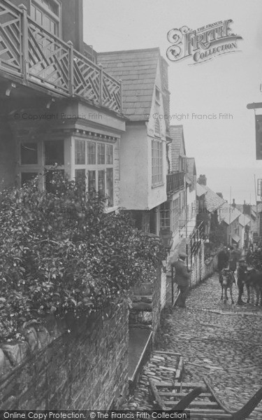 Photo of Clovelly, High Street Looking Down 1923