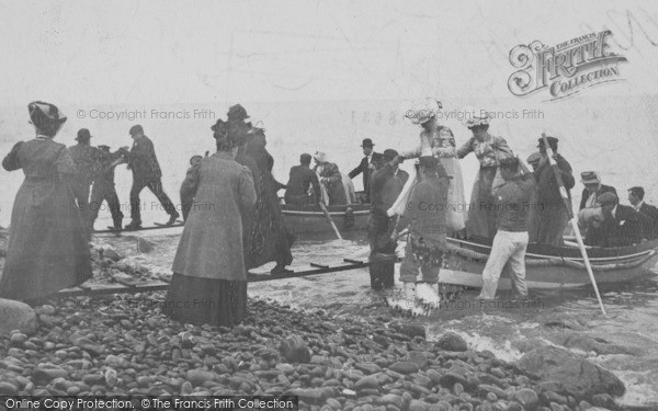 Photo of Clovelly, Landing From The Steamer 1908