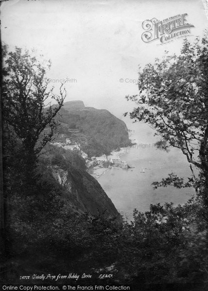 Photo of Clovelly, Peep From Hobby Drive 1890