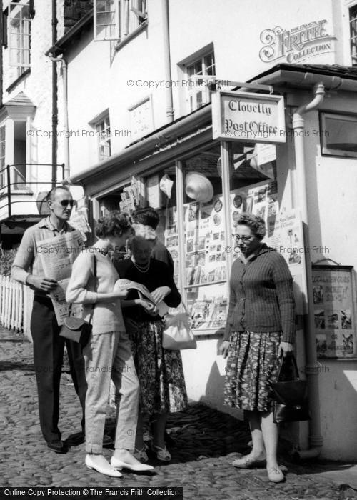 Photo of Clovelly, Post Office c.1965
