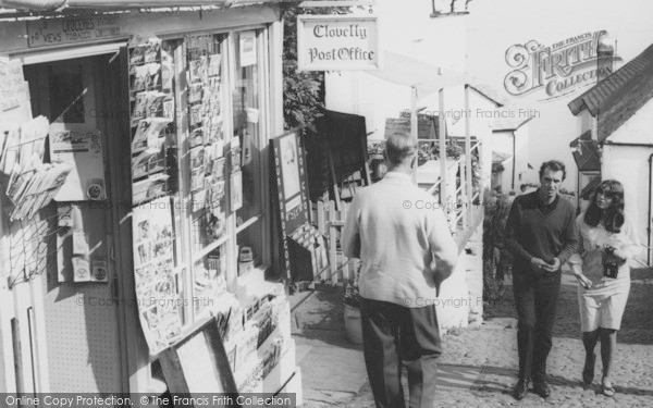 Photo of Clovelly, Post Office c.1965