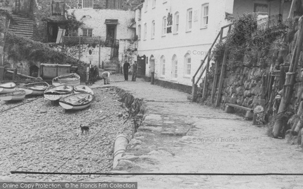 Photo of Clovelly, Red Lion Hotel c.1950