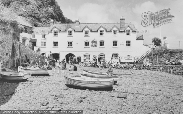 Photo of Clovelly, Red Lion Hotel c.1965