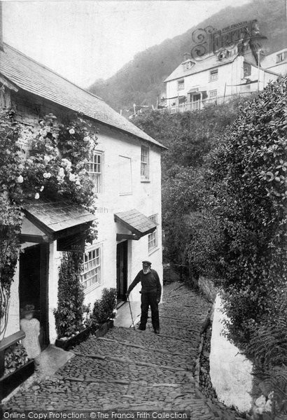 Photo of Clovelly, Rose Cottage 1906