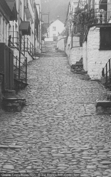 Photo of Clovelly, The Cobbles That Harass The Feet c.1950