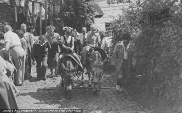 Photo of Clovelly, The Donkeys c.1950