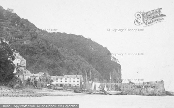 Photo of Clovelly, The Harbour 1890