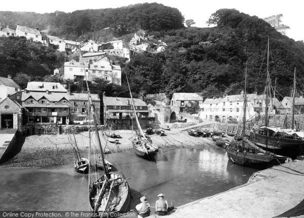 Photo of Clovelly, The Harbour 1894