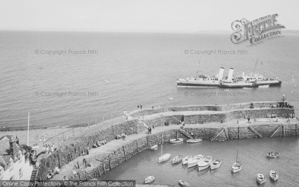 Photo of Clovelly, The Harbour And Bristol Queen c.1965