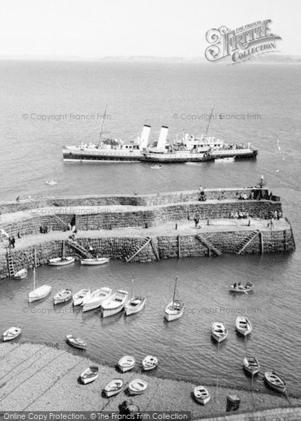 Photo of Clovelly, The Harbour And Bristol Queen c.1965