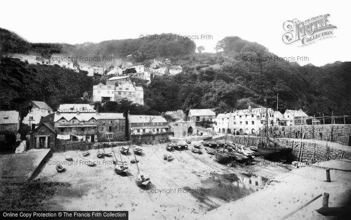 Photo of Clovelly, The Harbour c.1895