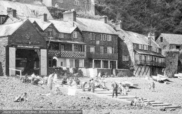 Photo of Clovelly, The Lifeboat House And Slipway c.1950
