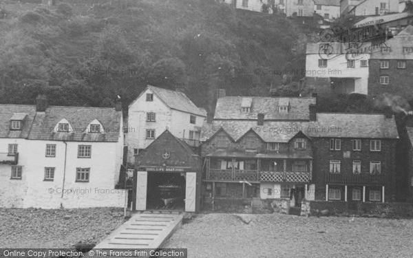 Photo of Clovelly, The Lifeboat Slip c.1950