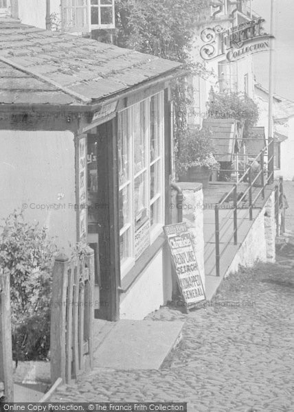 Photo of Clovelly, The Post Office 1920