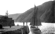 The Quayhead c.1885, Clovelly