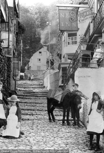 Photo of Clovelly, The Street 1890