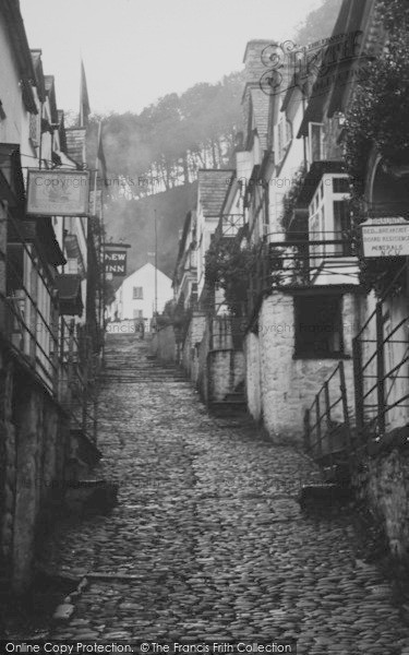 Photo of Clovelly, The Street c.1939