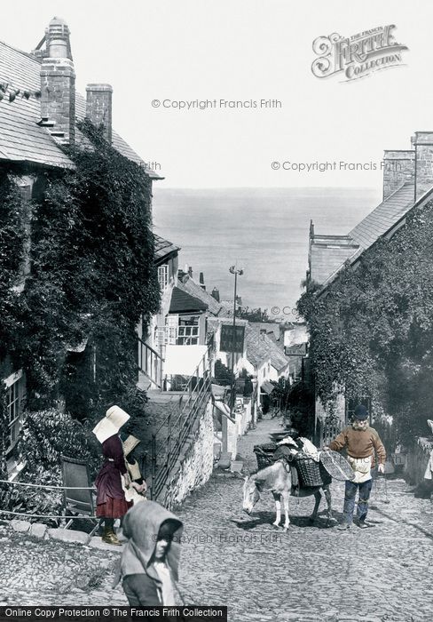 Photo of Clovelly, The Street, Looking Down 1890