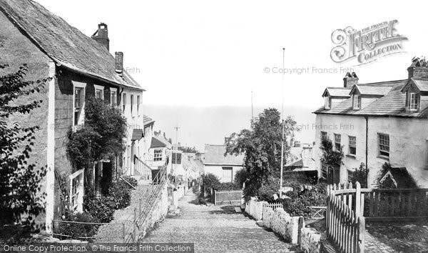 Photo of Clovelly, The Street, Looking Down c.1875