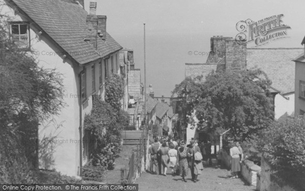 Photo of Clovelly, Top Of The Village c.1950