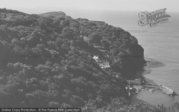 Photo of Clovelly, View From Hobby Drive c.1939