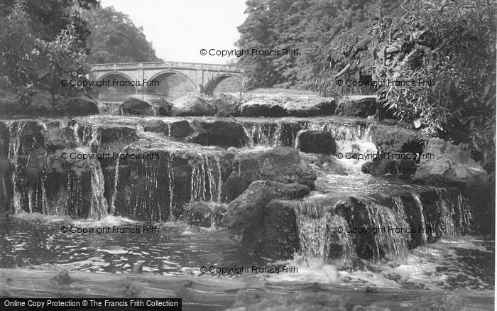Photo of Clumber Park, The Bridge And Cascade c.1955