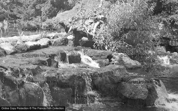 Photo of Clumber Park, The Cascade c.1955