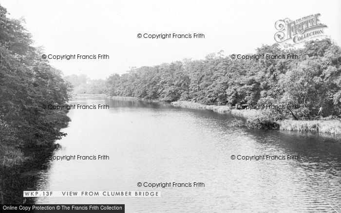 Photo of Clumber Park, The View From The Bridge c.1955