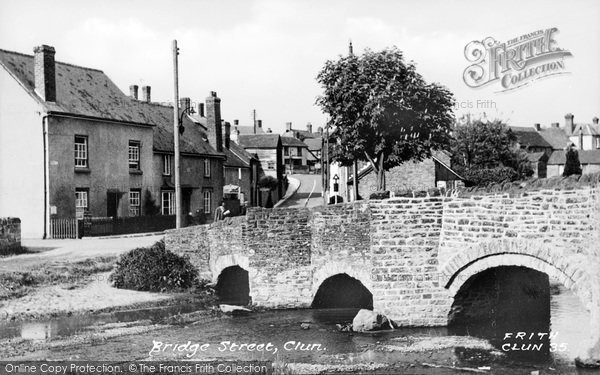 Photo of Clun, Bridge Street c.1960