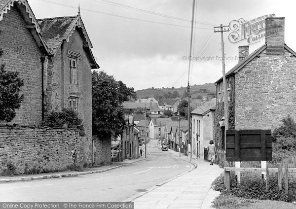 Photo of Clun, Church Street c.1950